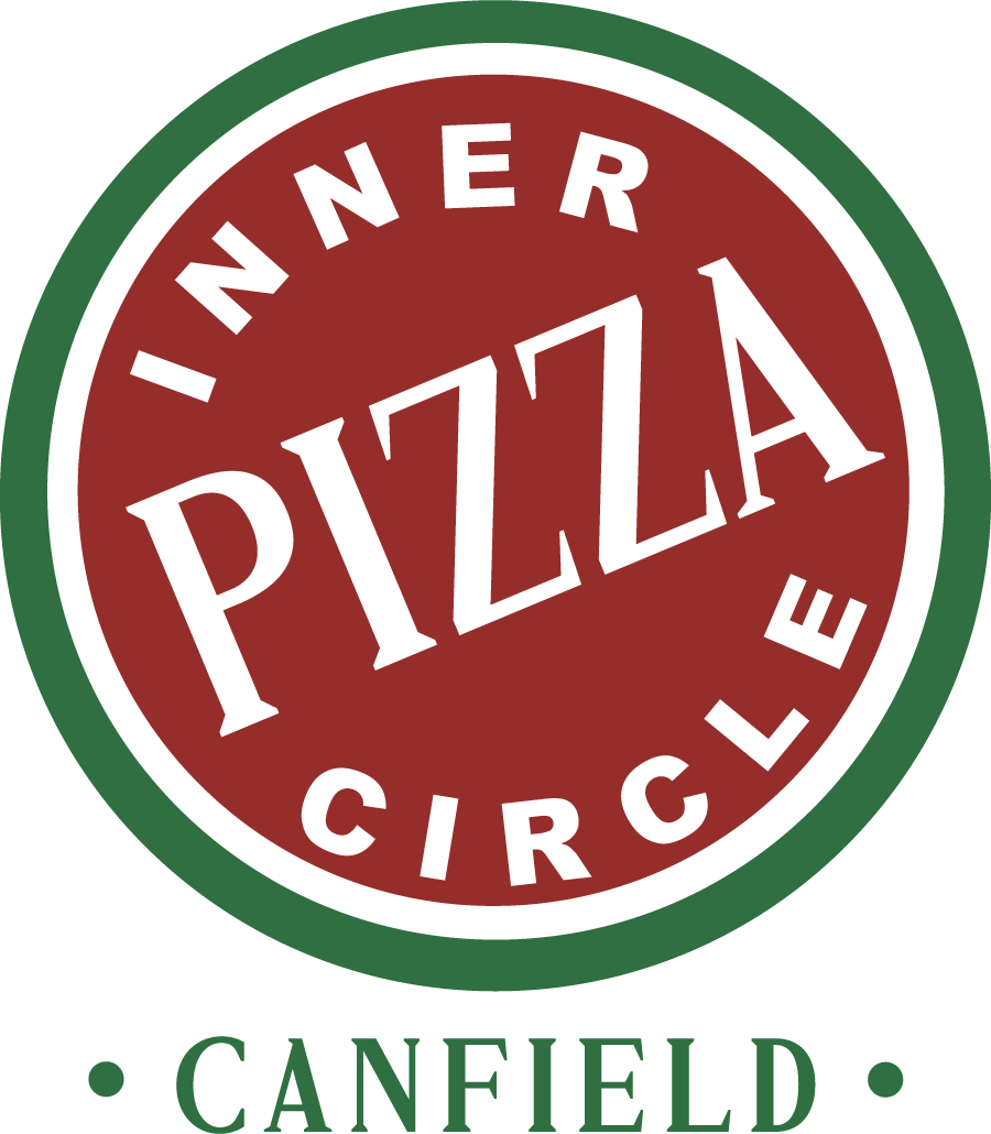 Inner Circle Pizza Bar and Grille in Canfield- green and red logo