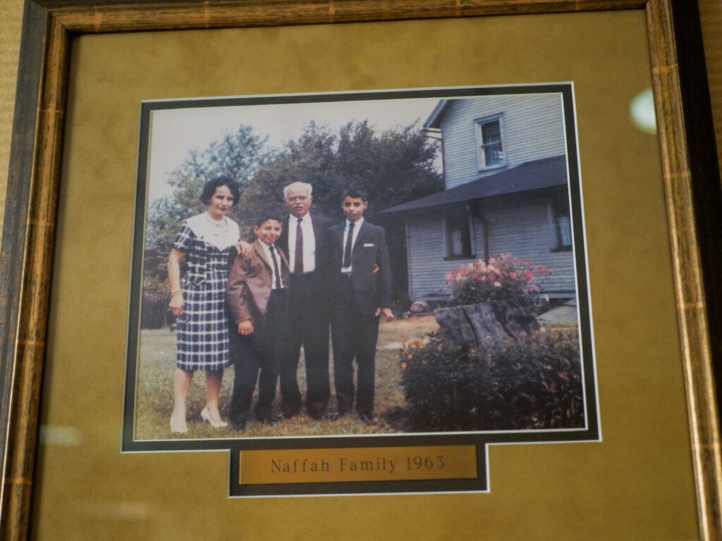 Naffah Family Photo in 1963 Dressed in Nice Clothing